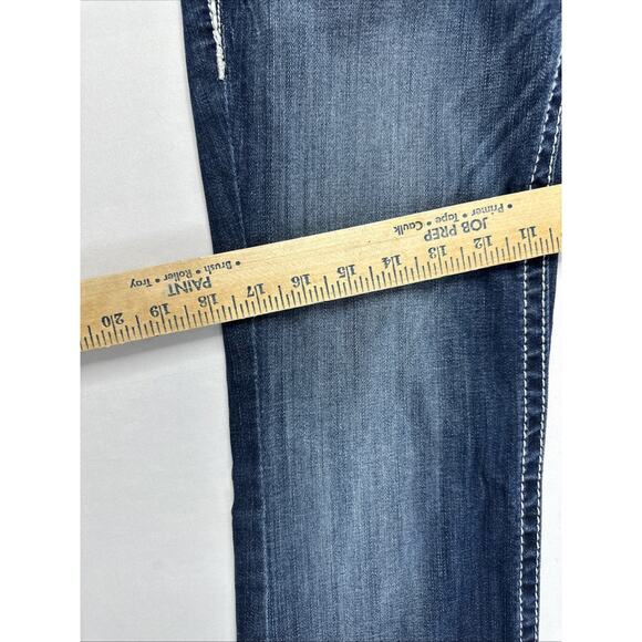 Ariat Jeans Womens 27L Blue REAL Denim Low Rise Boot Western Wear - Picture 15 of 16